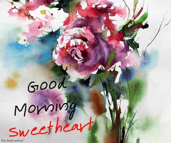 good morning sweetheart wallpaper