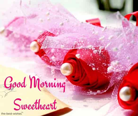 good morning sweetheart wishes