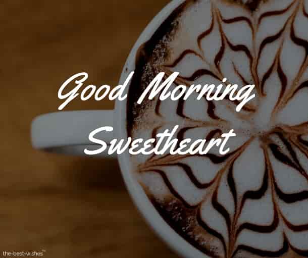 good morning sweetheart with coffee images
