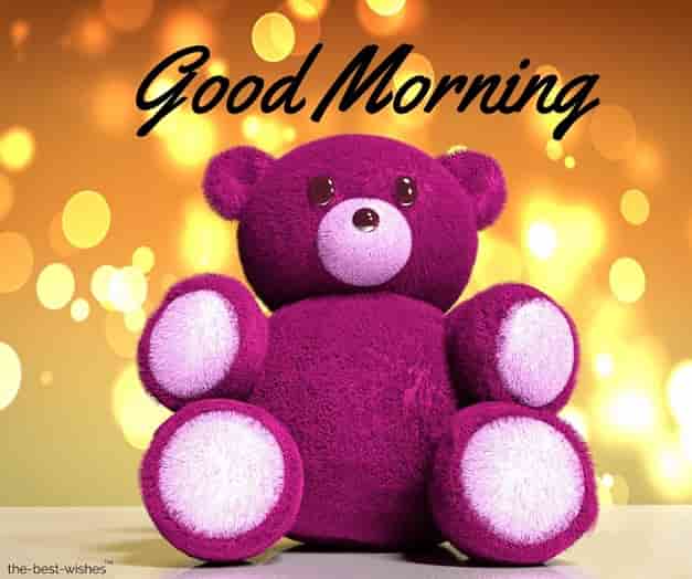 good morning teddy bear images hd
