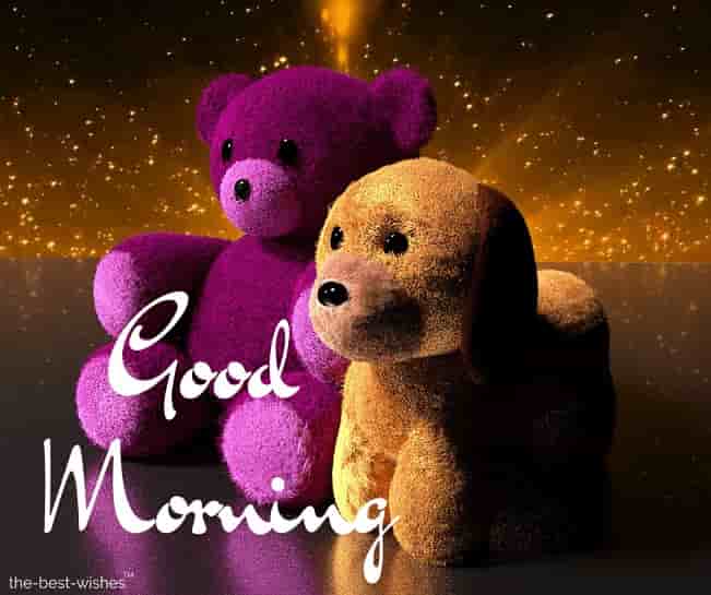 good morning teddy bear pictures