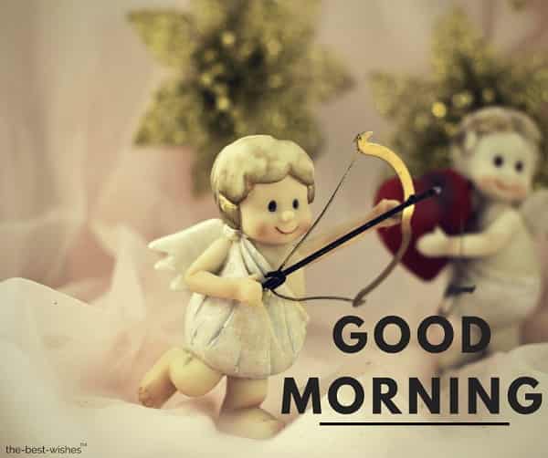 good morning with cute dolls