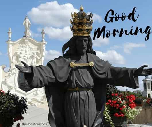 good morning with jesus christ