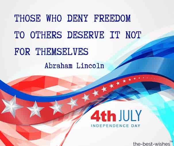 happy 4th of july quotes by abraham lincoln