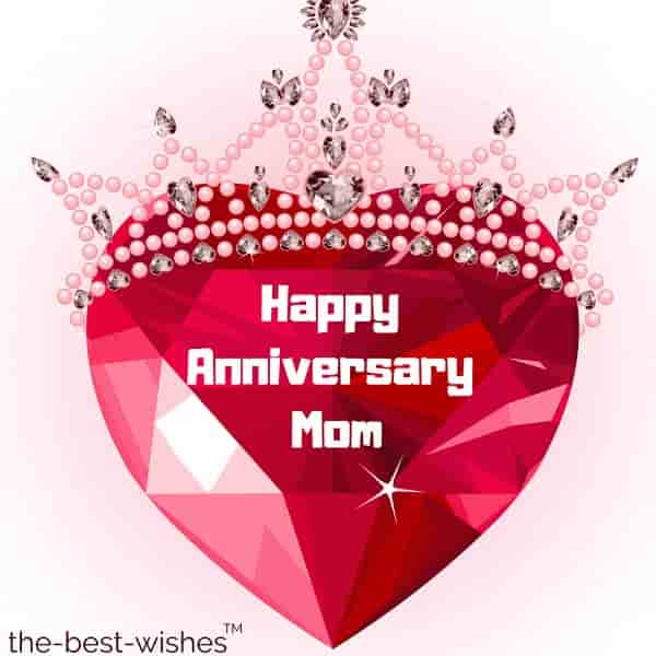 happy anniversary wishes for mom