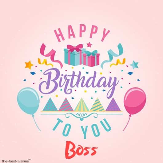 happy birthday to you boss