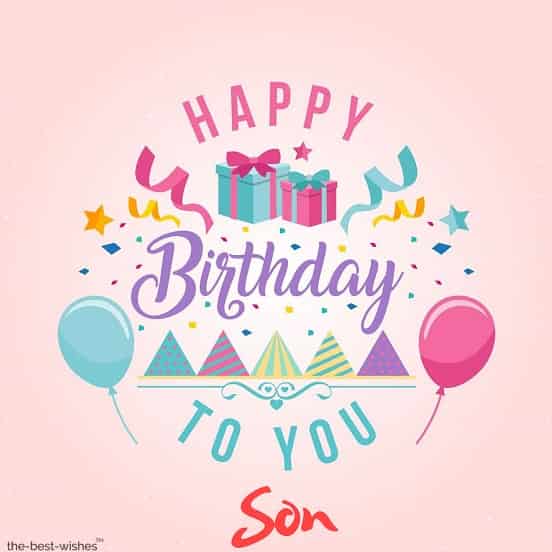 happy birthday to you son