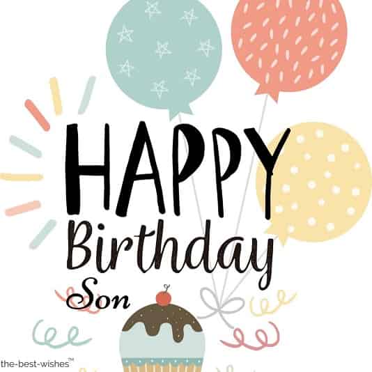 happy birthday wishes to my son