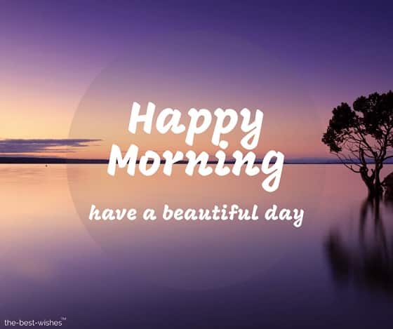 happy morning have a beautiful day