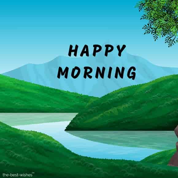 happy morning hd wallpaper with scenery images