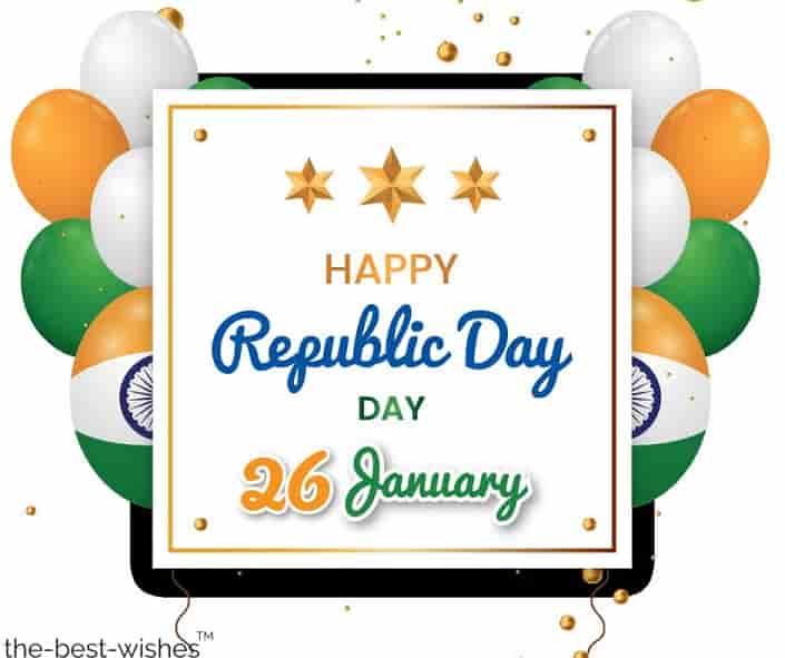 happy republic day 26 january