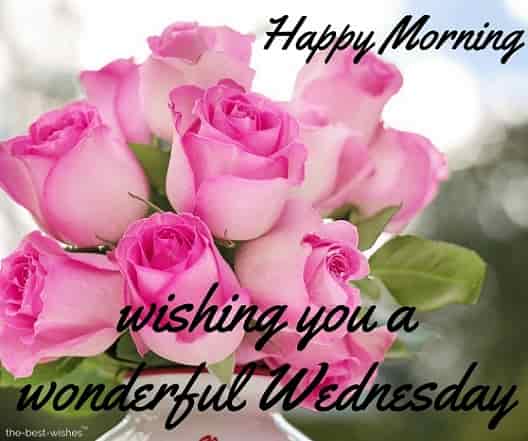 happy wednesday flowers images bouquet