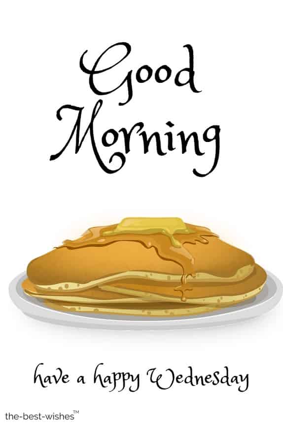 happy wednesday images with pancake hd download