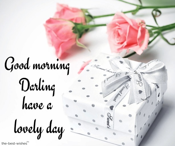 have a lovely day darling