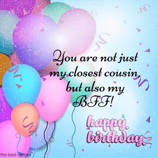 hbd message to cousin
