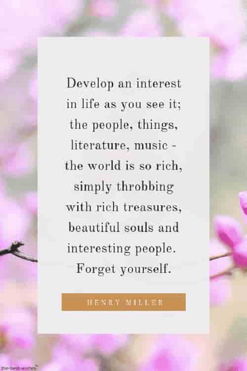 henry miller positive quote on life
