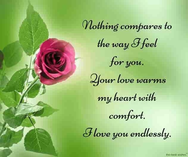 i love you endlessely long text message for him