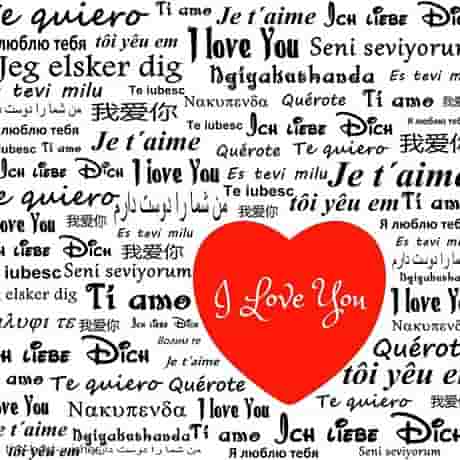 i love you in different language
