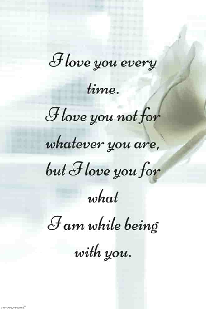 i love you quotes for him from the heart with white rose