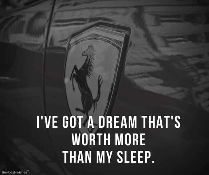 Inspirational Quote about Dream and Sleep.