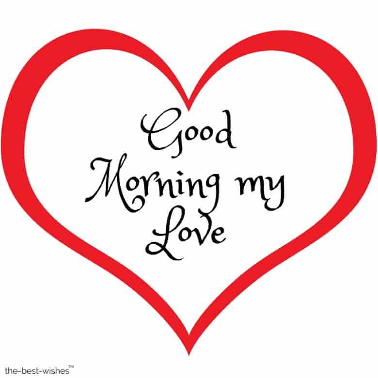 images of good morning my love i love you