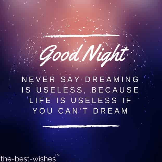 inspirational good night quote