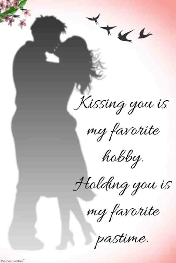 kissing love quotes for her