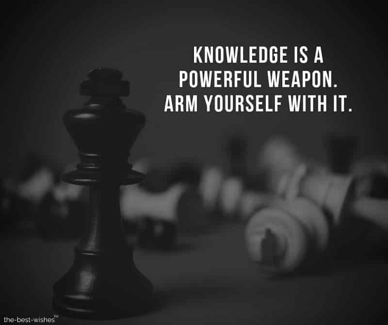 Positive Inspirational Quote on Knowledge Image