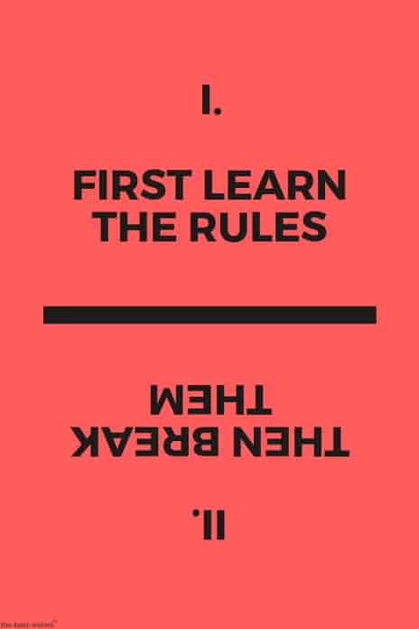 life rules quote