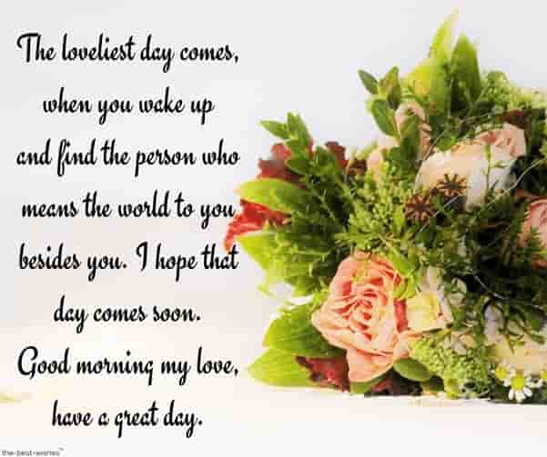 lovingyou good morning love letters with bouquet