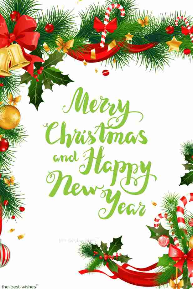 merry christmas hny wishes text picture