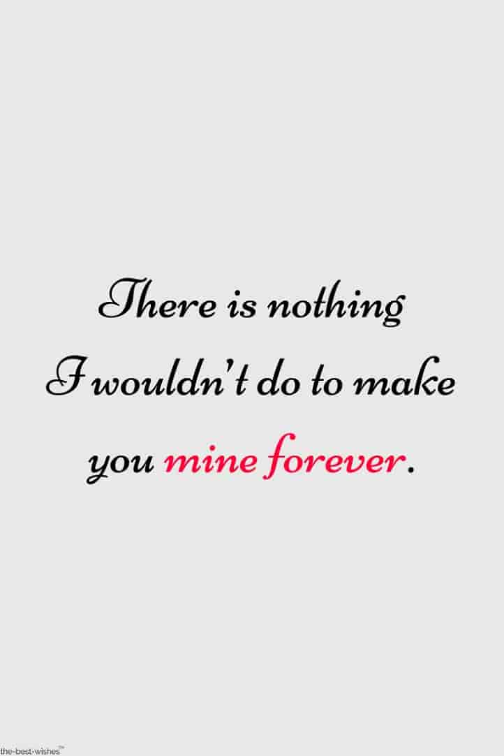 mine forever quote picture