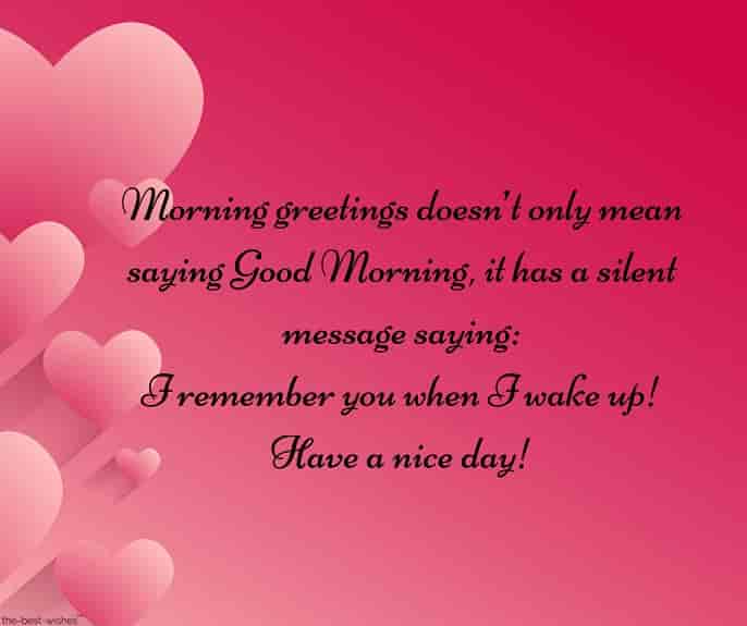 morning greetings sayings card