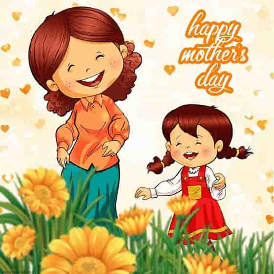 mothers day wishes cartoon