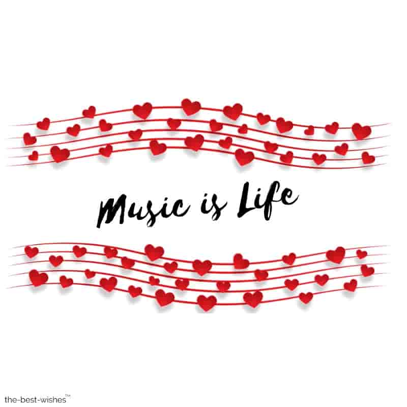 music is life card