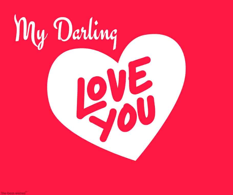 my darling love you