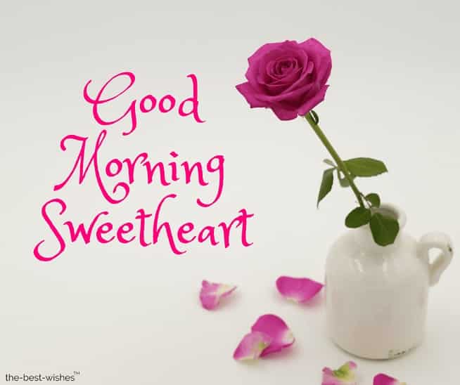 pictures of good morning sweetheart