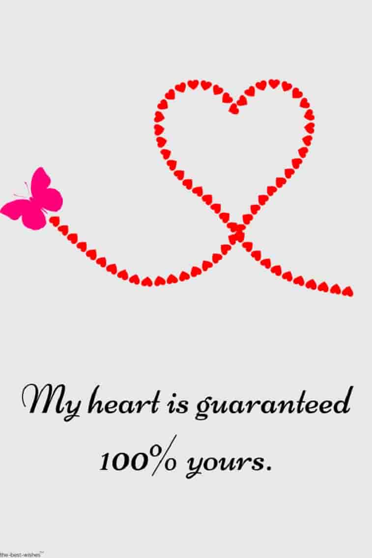 quote for girlfriend with heart