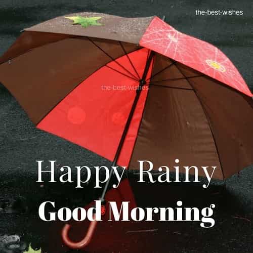 rainy good morning images for facebook