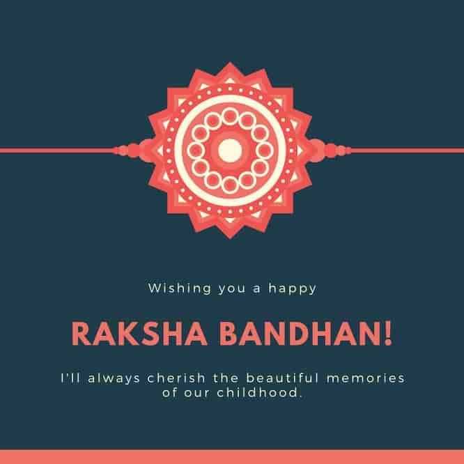raksha bandhan good wishes