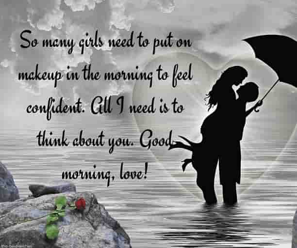 romantic good morning baby messages for him