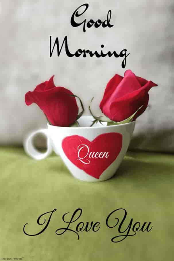 romantic good morning images to my queen