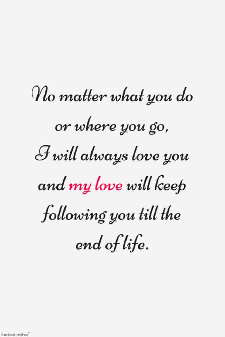romantic love quote to husband