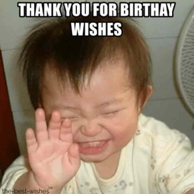thank you funny birthday images with baby