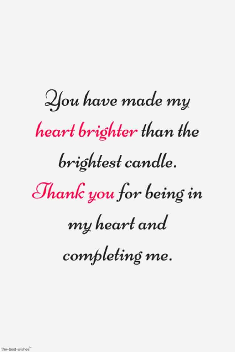 thank you love quote for bf