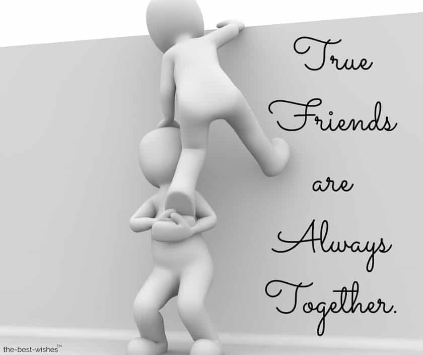 true friends are always together