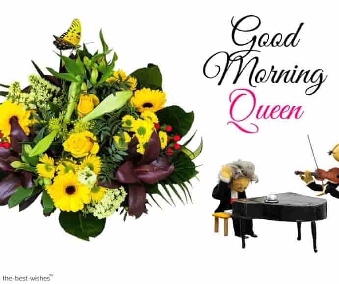 very good morning queen images