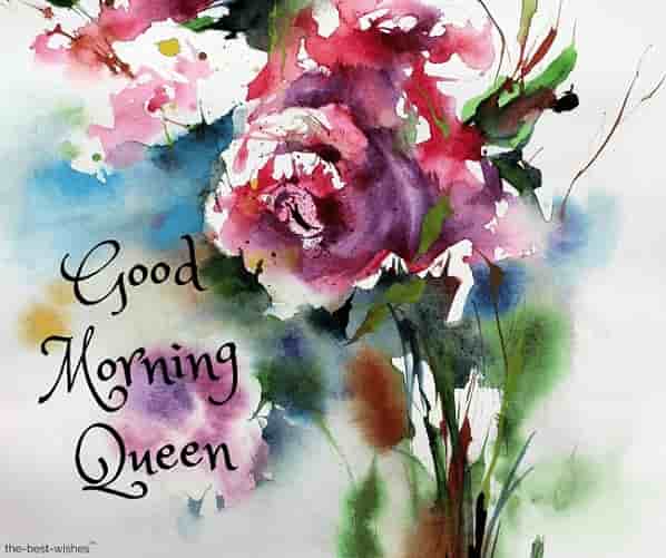 wallpaper of good morning queen