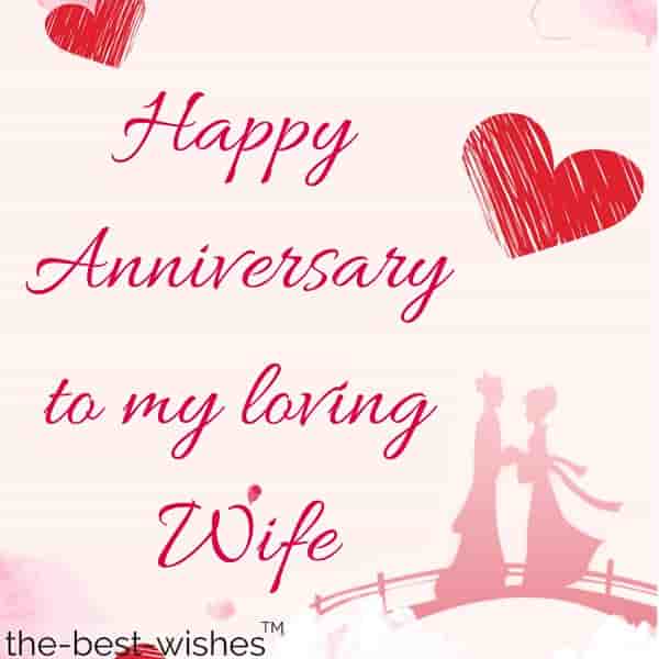 wedding anniversary wishes to wife from husband