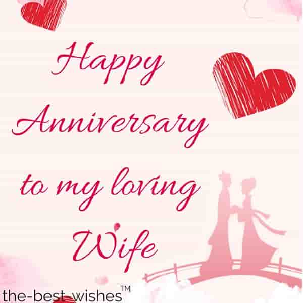 Wedding anniversary wishes for wife